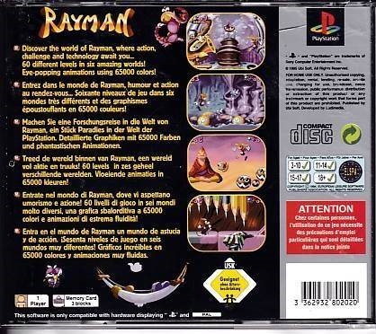 Rayman - PS1 - Platinum (B Grade) (Genbrug)